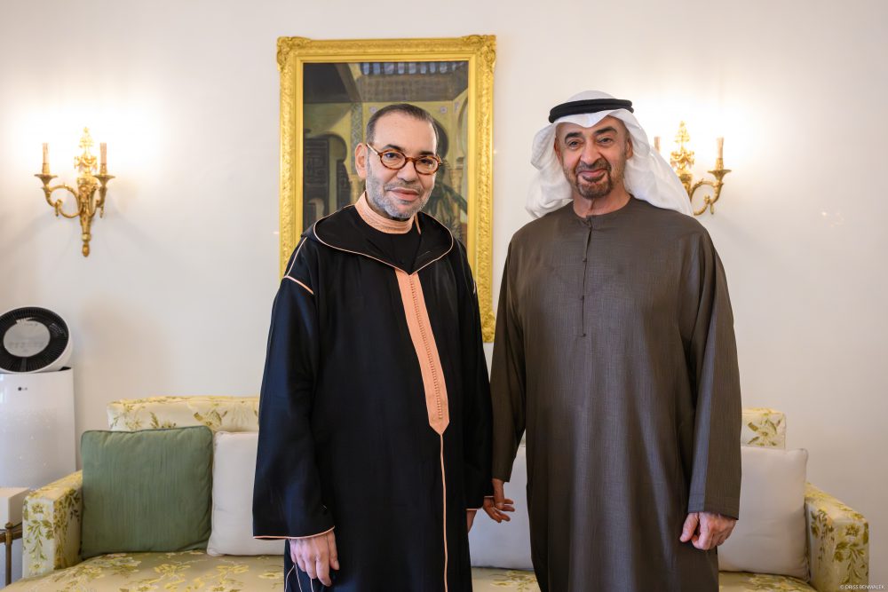 Le Roi Mohammed VI reçoit Mohammed Ben Zayed Al-Nahyane à Rabat